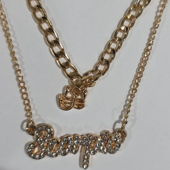 Scorpio Zodiac Necklace – Gold Script Pendant w/ Sparkling Stones Astrology Gift - Picture 8 of 9